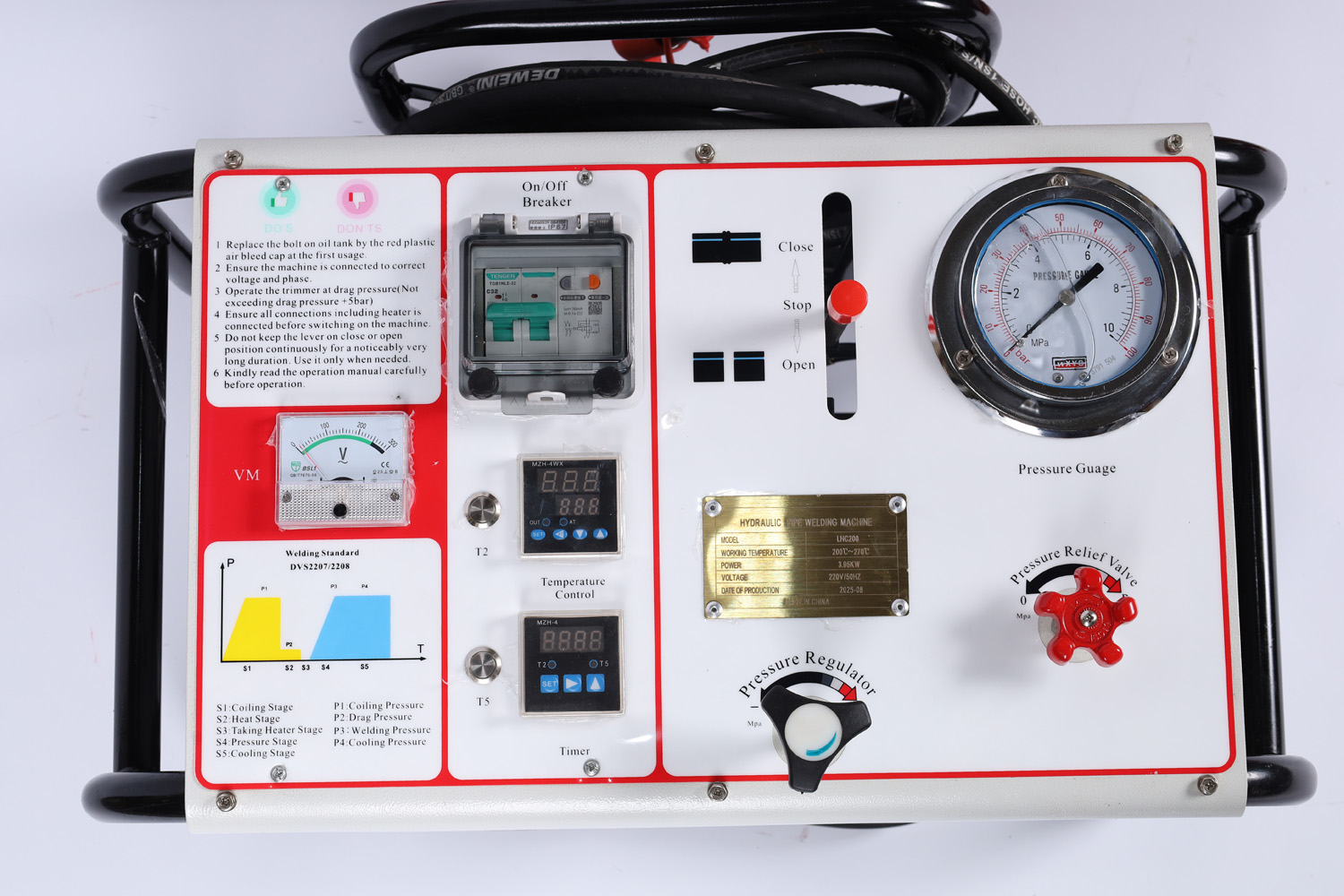 Гидравлический сварочный аппарат для труб LHC160 - купить
