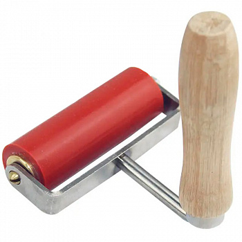 Прикаточный силиконовый ролик 90 мм изогнутый