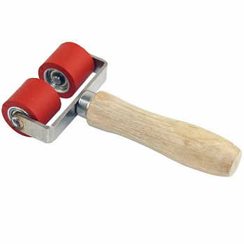 Двойной прикаточный силиконовый ролик 20 мм x 2